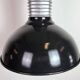 Large Industrial Black Enamel Factory Pendant Lamp from Philips, 1960s