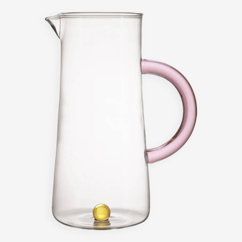 Pink and Yellow Carafe