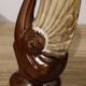 Ceramic soliflore vase with swan decor