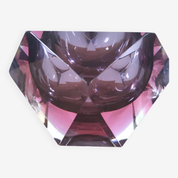 Grand vide poche Sommerso diamant Seguso années 60, 3,5 kilos