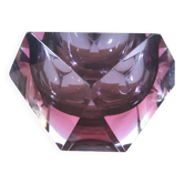 Large Sommerso diamond empty pocket Seguso 60s, 3.5 kilos