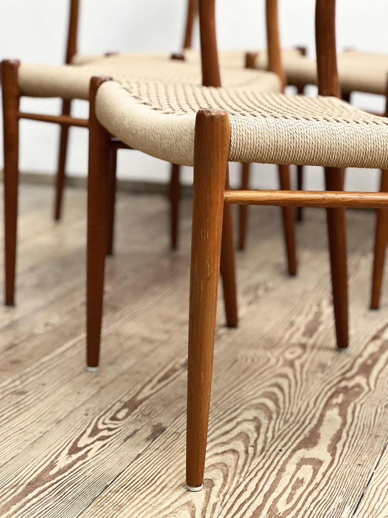 Set of 6 dining chairs by Niels O. Møller for J.L. Mollers