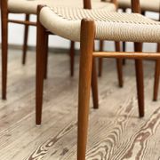 Set of 6 dining chairs by Niels O. Møller for J.L. Mollers