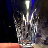 Suite of 16 champagne flutes in baccarat crystal carcassonne model