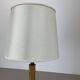 lampe de table Art déco unique en laiton et bois, Allemagne années 1930