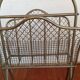 Brass magazine rack in neo-classical style, 20th century.
