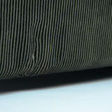 Rare Green Striped Maralunga chair by Magistretti for Cassina, Italy,