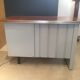 Small metal desk