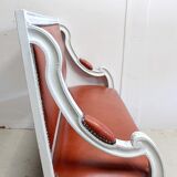 Beech children's bench, Louis XVI style, Early 20th century