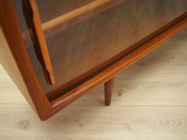 Buffet vitré danois en teck, années 1970