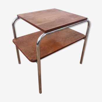 Metal and wood console