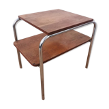 Metal and wood console