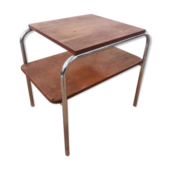 Metal and wood console