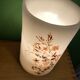 Lampe herbier en cire vintage