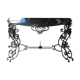 Iron console on marble