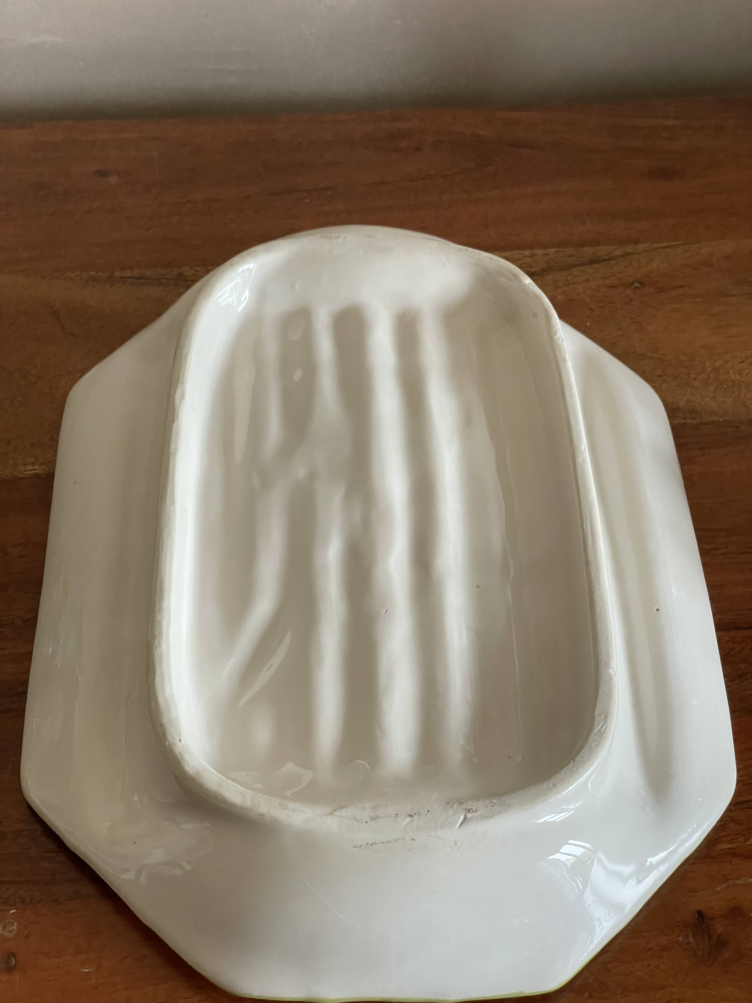 Asparagus barbotine dish