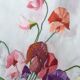 Rectangular tablecloth 160 x 240cm embroidered flowers "sweet peas"