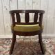 Fauteuil de bureau en acajou style Anglais