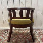 Fauteuil de bureau en acajou style Anglais