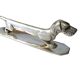 12 Art Deco animal knife holders in silvered bronze
