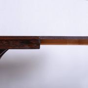 Table pliante Art Déco en Wengé, France, années 1920