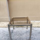 Table basse chromé vintage 1970