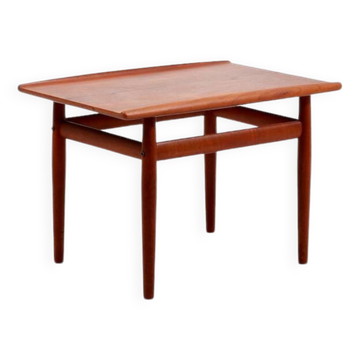 Table basse en teck « Surfboard » de Grete Jalk pour Glostrup