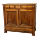 Parisian buffet at counter height XIX with 2 doors and 4 drawers