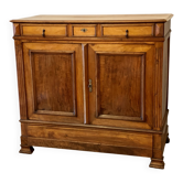 Buffet parisien à hauteur d'appui XIX à 2 portes et 4 Tiroirs