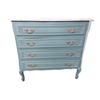 Commode rénovée relookée