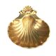 Brass scallop shell
