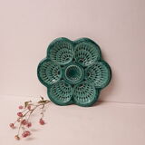 Duo of oyster plates Signed Marcel Guillot France