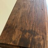 Antique wooden fireplace mantel