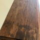 Antique wooden fireplace mantel
