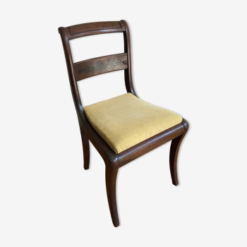 Chaise en acajou