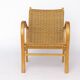 Erich Dieckmann Bauhaus Armchair – 1950s Beechwood & Paper Cord, Germany