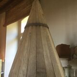 Wooden hanging lamp