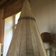 Wooden hanging lamp