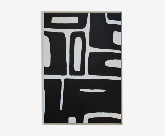 Peinture abstraite minimaliste