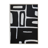 Minimalist abstract painting
