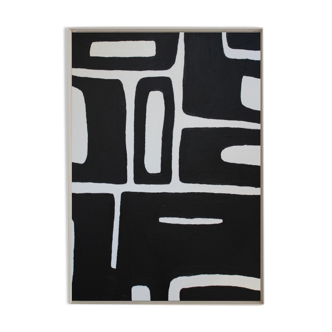 Minimalist abstract painting