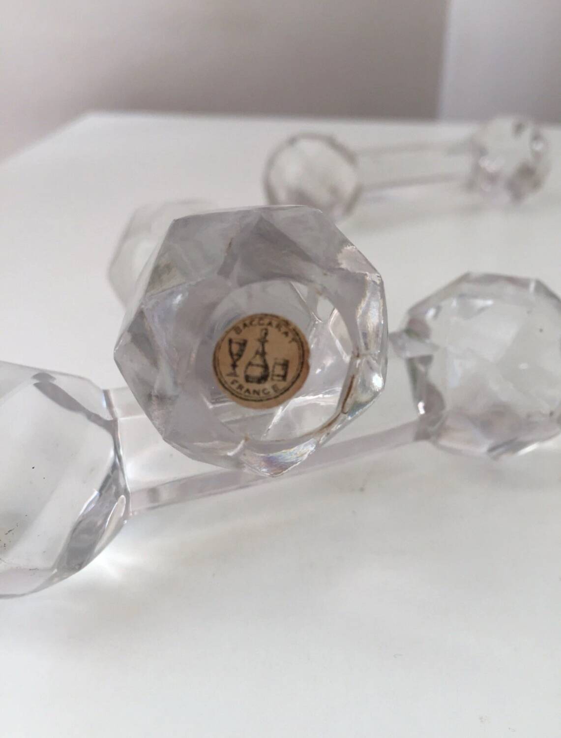 Baccarat crystal knife rest