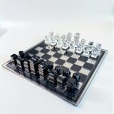 Felice Antonio Botta acrylic chessboard, Italy, 70s