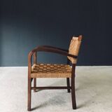 Modernist Bauhaus Rope Armchairs by Erich Dieckmann, Germany, 1930s, Set of 3