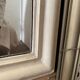 Louis Philippe mirror in wood and patinated stucco 19th century