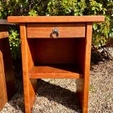 Brutalist bedside tables