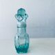Carafe vintage en verre forme chien caniche