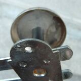 Wall coat rack 2 hooks in chromed metal