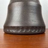 Footed vase in studio pottery from German mid-century by Petra Töpferei, 1960s.