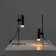 Ensemble de deux lampes de table en chrome par Targetti